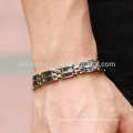 Nouveaux bracelets en argent pour femmes, bracelets en acier inoxydable bijoux en gros